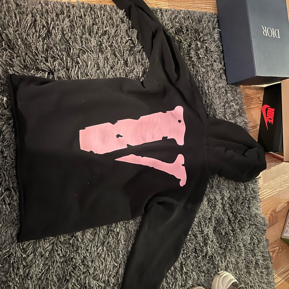 Pink friends Vlone hoodie